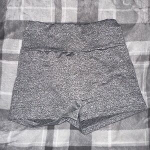 Grey athletic shorts